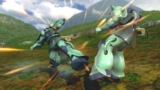 画像ギャラリー No.015のサムネイル画像 / 「機動戦士ガンダム EXTREME VS. FULL BOOST」，万能型のガトー搭乗ゲルググと，岩を投げて戦うドアン搭乗のザクIIが4月16日に配信