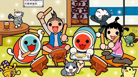 画像ギャラリー No.001のサムネイル画像 / 「太鼓の達人　Wii Uば〜じょん！」が11月21日に発売決定。Wii U GamePad単体でのプレイに対応し，最大4人で演奏を楽しめる