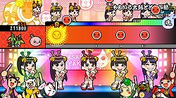 画像ギャラリー No.018のサムネイル画像 / ［TGS2013］「太鼓の達人 Wii U　ば〜じょん！」の詳細も明らかにされた，「太鼓の達人×ももいろクローバーZ コラボ紹介ステージ」の模様をレポート