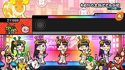 画像ギャラリー No.019のサムネイル画像 / ［TGS2013］「太鼓の達人 Wii U　ば〜じょん！」の詳細も明らかにされた，「太鼓の達人×ももいろクローバーZ コラボ紹介ステージ」の模様をレポート