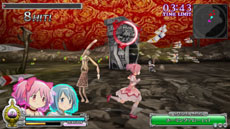 画像ギャラリー No.002のサムネイル画像 / 「劇場版 魔法少女まどか☆マギカ The Battle Pentagram」，戦闘時の基本アクションや，魔法少女達の絆の深さを示すパラメータ“絆値”などを紹介