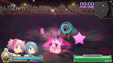 画像ギャラリー No.010のサムネイル画像 / 「劇場版 魔法少女まどか☆マギカ The Battle Pentagram」，戦闘時の基本アクションや，魔法少女達の絆の深さを示すパラメータ“絆値”などを紹介