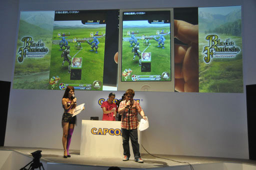 画像ギャラリー No.021のサムネイル画像 / ［TGS 2013］iOS向け新作RPG「ブレイド ファンタジア」の発表や「ドラゴンズドグマ クエスト」のPS Vita版実機デモが行われたカプコンの新作アプリラインナップステージをレポート