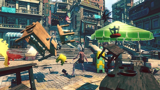 画像ギャラリー No.006のサムネイル画像 / ［E3 2016］前作からパワーアップした「GRAVITY DAZE 2」の重力アクションを体験。2つの新スタイルで敵を蹴散らせ