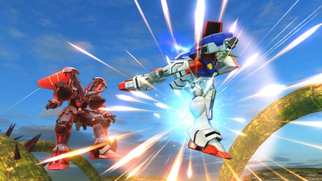 画像ギャラリー No.005のサムネイル画像 / 「機動戦士ガンダムEXTREME VS. MAXI BOOST」，12月24日のアップデートで「シャイニングガンダム」が登場。数々の近接攻撃で敵機を粉砕する格闘機