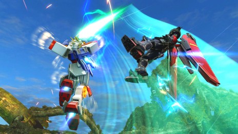 画像ギャラリー No.015のサムネイル画像 / 「機動戦士ガンダムEXTREME VS. MAXI BOOST」，12月24日のアップデートで「シャイニングガンダム」が登場。数々の近接攻撃で敵機を粉砕する格闘機