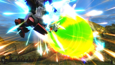 画像ギャラリー No.018のサムネイル画像 / 「機動戦士ガンダムEXTREME VS. MAXI BOOST」，12月24日のアップデートで「シャイニングガンダム」が登場。数々の近接攻撃で敵機を粉砕する格闘機