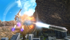 画像ギャラリー No.032のサムネイル画像 / 「機動戦士ガンダムEXTREME VS. MAXI BOOST」,12月24日のアップデートで「シャイニングガンダム」が登場。数々の近接攻撃で敵機を粉砕する格闘機