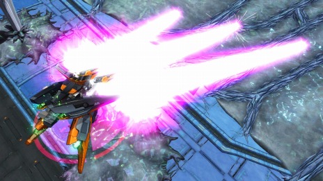 画像ギャラリー No.023のサムネイル画像 / 「機動戦士ガンダムEXTREME VS.MAXI BOOST」，3月24日のアップデートで「ガンダムハルート」が追加。変形能力と「マルートモード」をもった万能機体