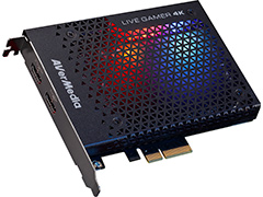 AVerMedia，4K HDR/60fpsと1080p/240fps録画対応カードを7月20日に国内発売。4K/30fps＆1080p/120fps録画対応のUSBキャプチャデバイスも