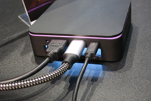 画像ギャラリー No.003のサムネイル画像 / AVerMedia,Thunderbolt 3対応のキャプチャユニット「Live Gamer BOLT」を披露。4K HDR映像を60fpsでキャプチャできる