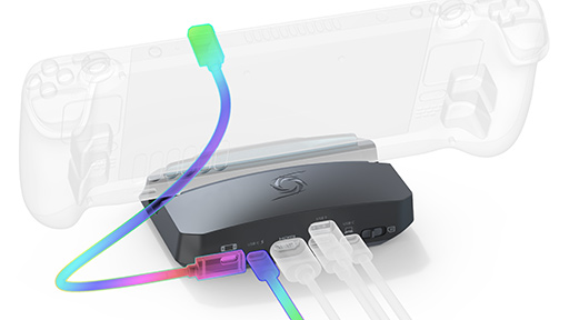 画像ギャラリー No.005のサムネイル画像 / 携帯型ゲームPCやタブレット用のスタンド兼USBハブにもなるビデオキャプチャデバイス「GC515」がAVerMediaから