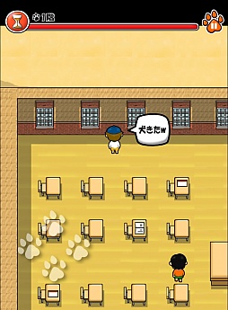 画像ギャラリー No.002のサムネイル画像 / 懐かし系と思いきや……。スマートフォン向けアクション「校庭に犬w」を紹介する「（ほぼ）日刊スマホゲーム通信」第361回