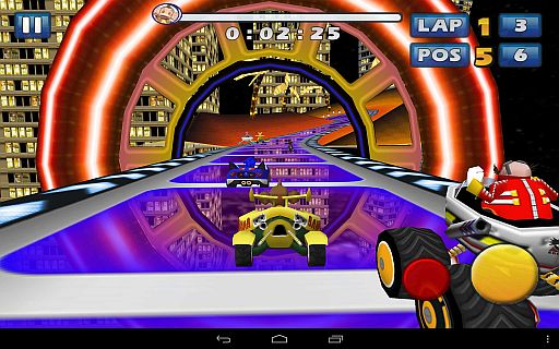 画像ギャラリー No.004のサムネイル画像 / Android版「ソニック＆セガオールスターズ レーシング」が配信。ソニックとセガ歴代キャラが対決