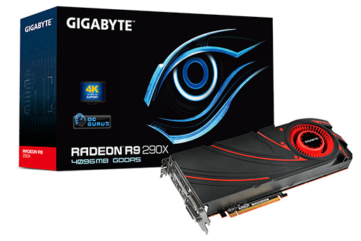 画像ギャラリー No.001のサムネイル画像 / リファレンス仕様のR9 290XカードとOC版R9 270・R7 260XカードがGIGABYTEから登場