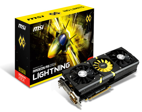 画像ギャラリー No.001のサムネイル画像 / MSI,ハイエンド志向の「R9 290X Lightning」を発売。「Twin Frozr IV Advanced」搭載のゲーマー向けR9 280搭載カードも