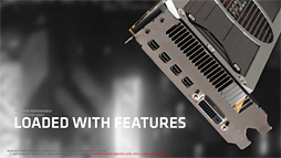 画像ギャラリー No.017のサムネイル画像 / 公称消費電力は脅威の500W。AMD,1499ドルのデュアルGPUカード「Radeon R9 295X2」を発表