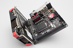 画像ギャラリー No.003のサムネイル画像 / Mini-ITXサイズのMSI製グラフィックスカード「R9 270X GAMING 2G ITX」レビュー。6ピン×1電源供給対応で,小型PC用として面白い