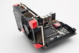画像ギャラリー No.007のサムネイル画像 / Mini-ITXサイズのMSI製グラフィックスカード「R9 270X GAMING 2G ITX」レビュー。6ピン×1電源供給対応で,小型PC用として面白い