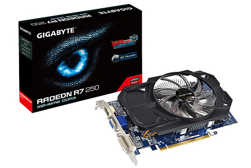 画像ギャラリー No.001のサムネイル画像 / GIGABYTE製のOC版R7 250搭載カードが発売。価格は1万1000円前後