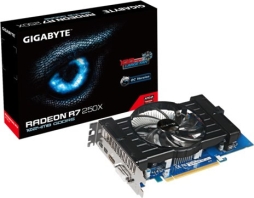 画像ギャラリー No.001のサムネイル画像 / 100mm径ファン採用のクーラーを搭載するGIGABYTE製R7 250Xカード