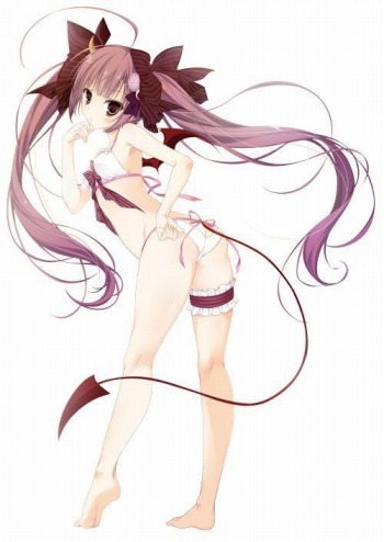 画像ギャラリー No.002のサムネイル画像 / 「アンジュ・ヴィエルジュ」最新水着イラストを公開。夏バージョンのCMも