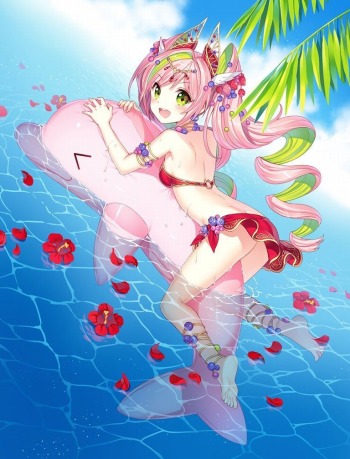 画像ギャラリー No.003のサムネイル画像 / 「アンジュ・ヴィエルジュ」最新水着イラストを公開。夏バージョンのCMも