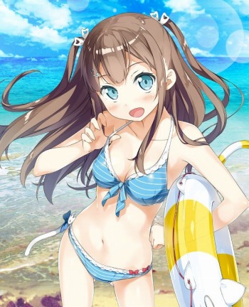 画像ギャラリー No.005のサムネイル画像 / 「アンジュ・ヴィエルジュ」最新水着イラストを公開。夏バージョンのCMも