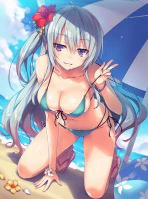 画像ギャラリー No.004のサムネイル画像 / 「アンジュ・ヴィエルジュ」夏のイベントに登場する水着キャラのイラストと動画が公開
