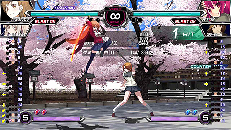 画像ギャラリー No.014のサムネイル画像 / 「電撃文庫 FIGHTING CLIMAX」，通信対戦を楽しめる「NETWORK」，オプションを細かく設定して練習できる「TRAINING」の情報が公開