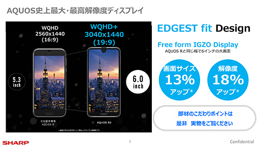 画像ギャラリー No.009のサムネイル画像 / 【PR】シャープの新世代ハイエンドスマートフォン「AQUOS R2」が登場。“R”を超えたディスプレイや高性能の秘密とは