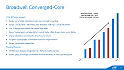 画像ギャラリー No.007のサムネイル画像 / Intel，14nmプロセス世代で製造される次期モバイルCPU「Core M」の概要を発表。2015年のCore Mタブレットは厚さ9mm未満でファンレスに