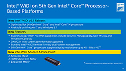 画像ギャラリー No.011のサムネイル画像 / Intel,「Broadwell-U」ことノートPC向け第5世代Coreプロセッサ14製品を発表