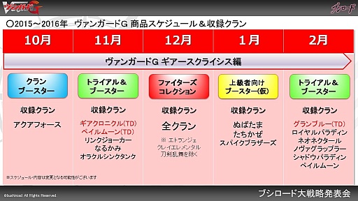 画像ギャラリー No.030のサムネイル画像 / 「ヴァイスシュヴァルツ」「ChaosTCG」「バディファイト」「ヴァンガード」の新情報が明かされた「ブシロードTCG内覧会」をレポート