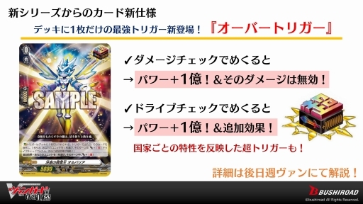 画像ギャラリー No.020のサムネイル画像 / 「ヴァンガード・プロジェクト2.0発表会」情報まとめ。世界観やカード仕様の一新により，カードファイト!! ヴァンガードは新たな時代へ
