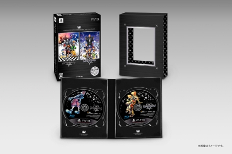 画像ギャラリー No.003のサムネイル画像 / 「KINGDOM HEARTS -HD 2.5 ReMIX-」各パッケージのイメージ画像と，限定封入特典の内容が明らかに