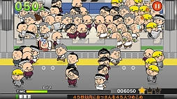 画像ギャラリー No.008のサムネイル画像 / 日本の日常風景!? おっさんたちを電車に詰め込むスマホ向けカジュアルゲーム「つめこめおっさん」を紹介する「(ほぼ)日刊スマホゲーム通信」第399回