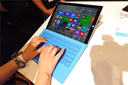 画像ギャラリー No.024のサムネイル画像 / 「Surface Pro 3」テストレポート。アスペクト比3:2の液晶パネルを搭載する第3世代SurfaceはWindowsタブレットとして洗練されたものに