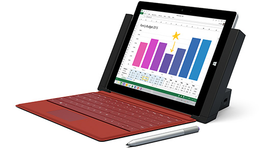 画像ギャラリー No.003のサムネイル画像 / Microsoft，新型タブレット「Surface 3」を5月5日に北米で発売。解像度1920×1280ドットの液晶パネルを採用，搭載SoCは「Atom x7」に