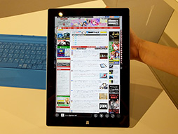 画像ギャラリー No.004のサムネイル画像 / 10.8インチのWindowsタブレット「Surface 3」，6月19日に国内発売。LTE対応で価格は8万8344円（税込）から