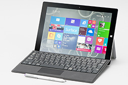 画像ギャラリー No.002のサムネイル画像 / 「Surface 3」レビュー。新型Atom＋LTE通信機能搭載のWindowsタブレットは優秀な「どこでもブラウザゲームマシン」