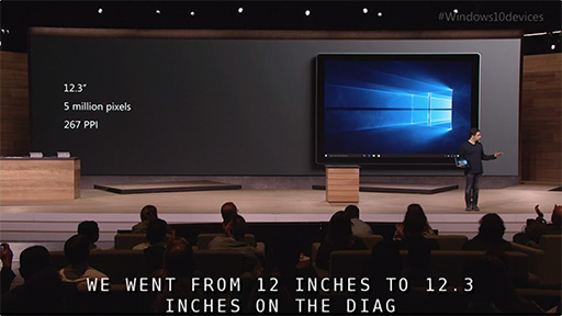 画像ギャラリー No.002のサムネイル画像 / Microsoft，新型タブレットPC「Surface Pro 4」を発表。Skylake搭載でより速く，より薄く，より軽く
