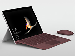 Microsoft，10インチサイズで税別399ドルからの新型タブレットPC「Surface Go」を発表