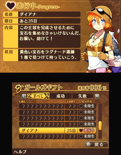 画像ギャラリー No.023のサムネイル画像 / 女の子モンスターももちろん健在。3DSで甦る名作RPG「闘神都市」，女の子からの“ギフト”を力に戦う，ゲームシステムの一部が明らかに
