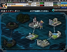 画像ギャラリー No.009のサムネイル画像 / 「仮面ライダー バトオンライン」のオープンβテストがYahoo!ゲームで開始。歴代ライダーが登場するブラウザゲーム