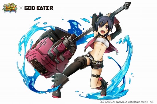 画像ギャラリー No.008のサムネイル画像 / 「フルボッコヒーローズX」が「GOD EATER」とコラボ。「アリサ（水着ver）」が登場