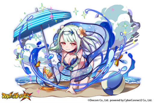 画像ギャラリー No.002のサムネイル画像 / 「フルボッコヒーローズX」，水着ヒーローを獲得できるレアガチャが登場