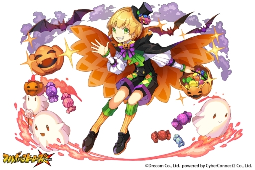 画像ギャラリー No.005のサムネイル画像 / 「フルボッコヒーローズX」でハロウィンver.のヒーローが手に入るガチャ&クエスト登場