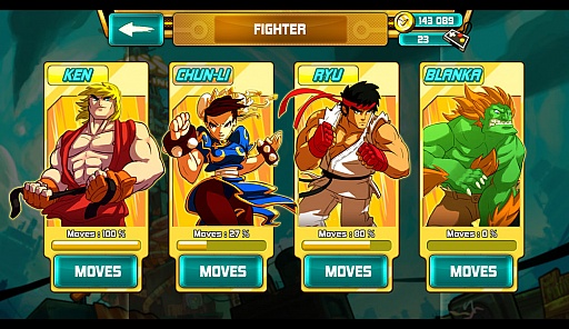 画像ギャラリー No.004のサムネイル画像 / スマホ向けアプリ「Combo Crew」にストリートファイターのキャラクターが参戦