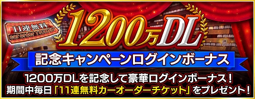 画像ギャラリー No.002のサムネイル画像 / 「ドリスピ」，1200万DL記念キャンペーンが開催中。ROADSTER“飛燕”Gold Editionが手に入るチャンスオーダーも実施